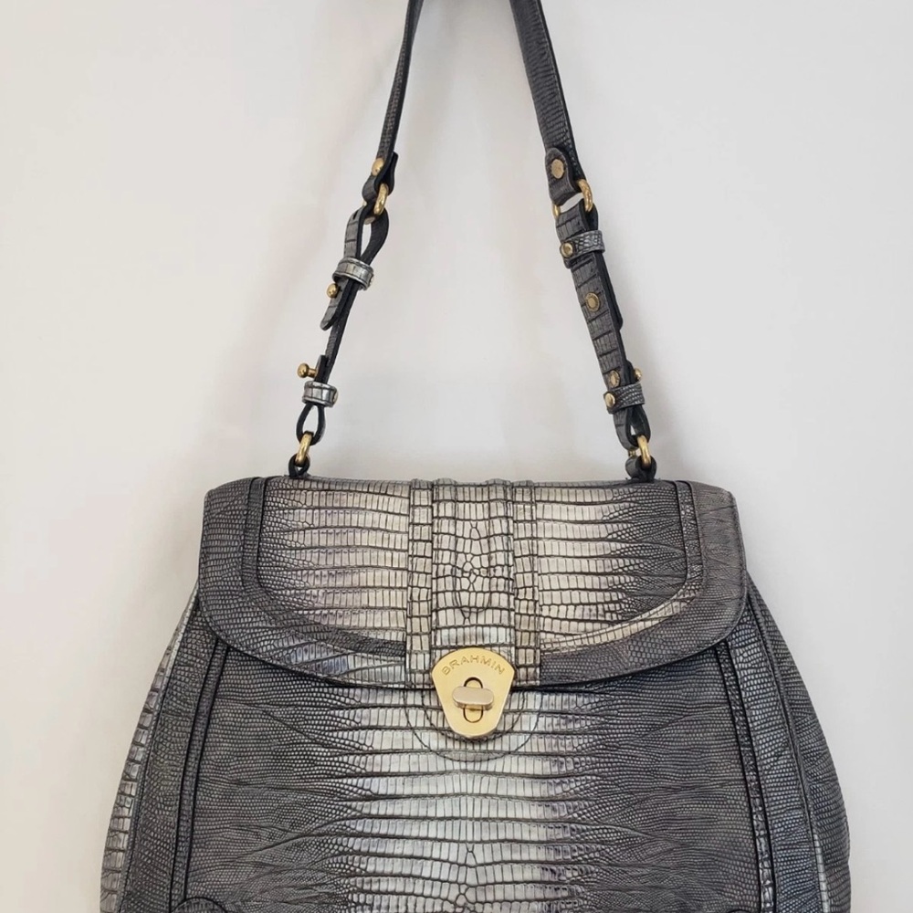Brahmin Textured Leather Handbag
